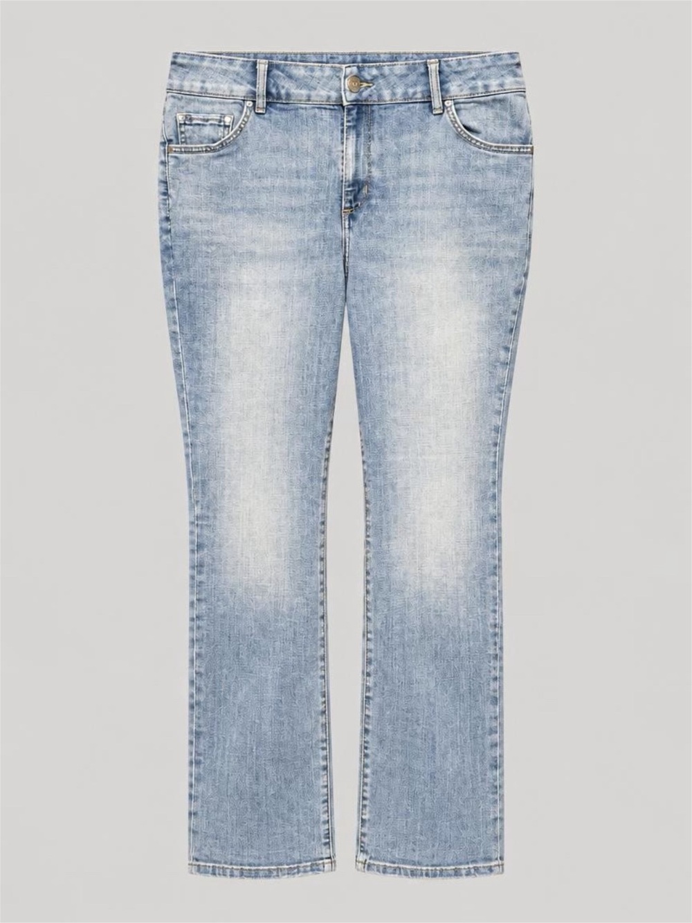 Lee Regular Fit Light Blue Straight Leg Women's Jeans - 16W